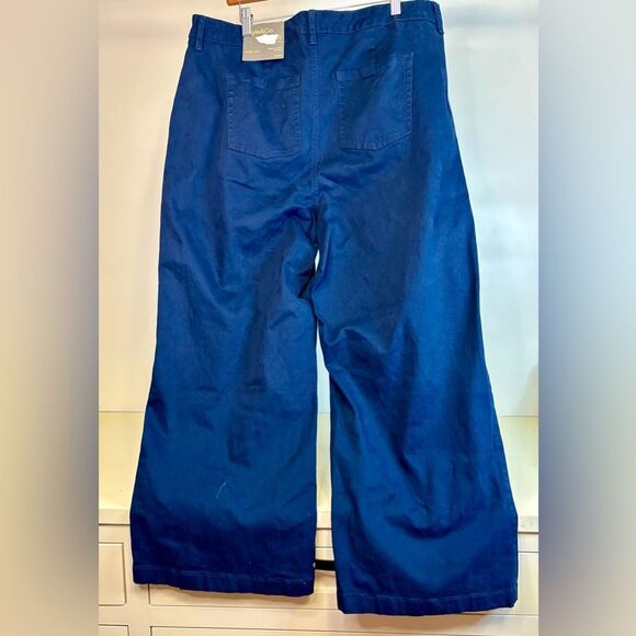 NWT Style & Co Wide-Leg Navy Pants - Picture 3 of 4